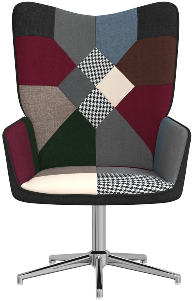 vidaXL Relaxsessel Patchwork Stoff, Drehbar [328201] Bild 1