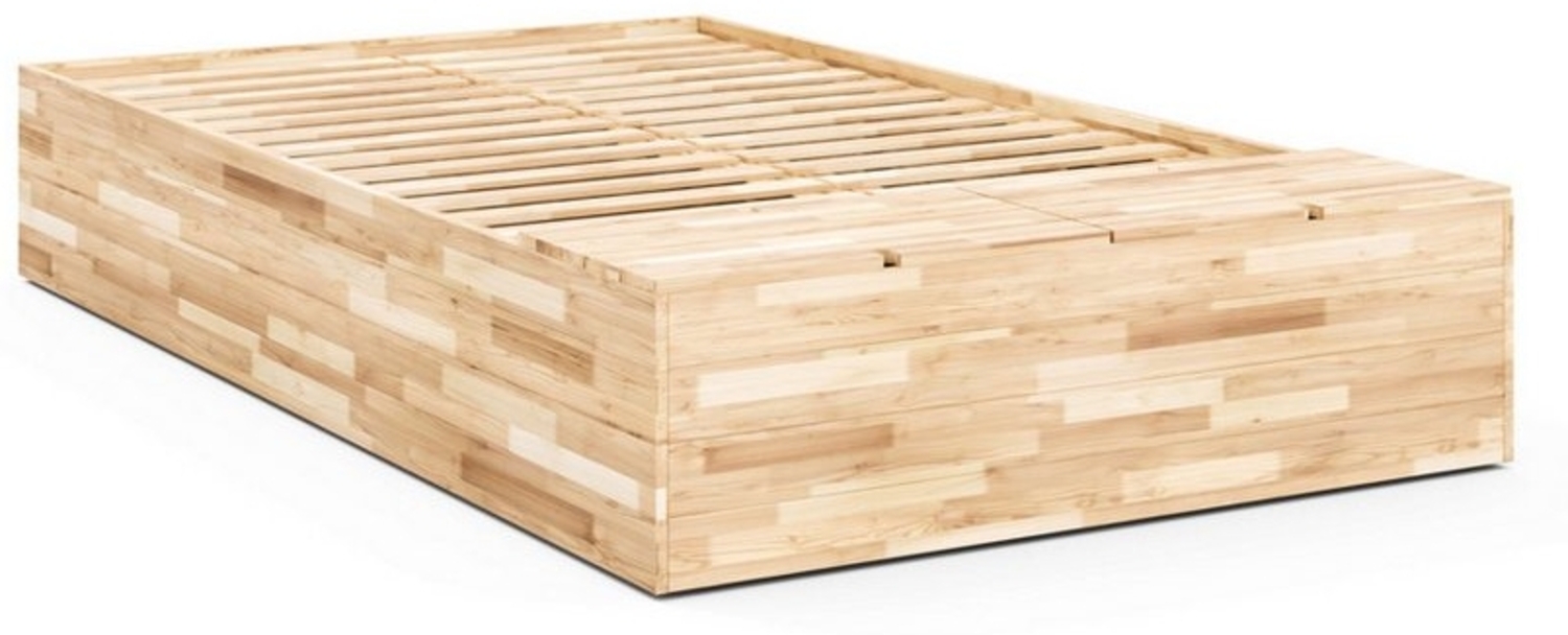 Karup Design Bettgestell Basement Bed, Stauraumbett, Bett optional mit oder ohne Sitzbank, Bett mit integriertem Stauraum, inkl Lattenrost, FSC®zertifiert Bild 1