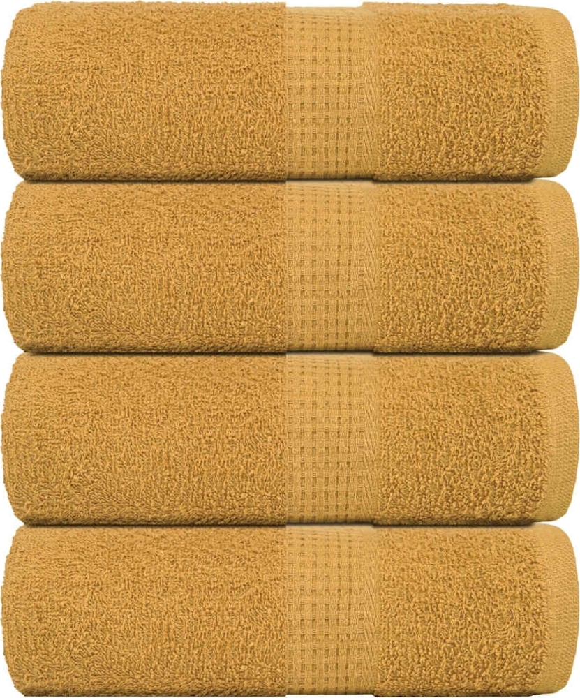 Seiftücher 4 Stk. Golden 30x30 cm 360 g/m² 100% Baumwolle 136801 Bild 1