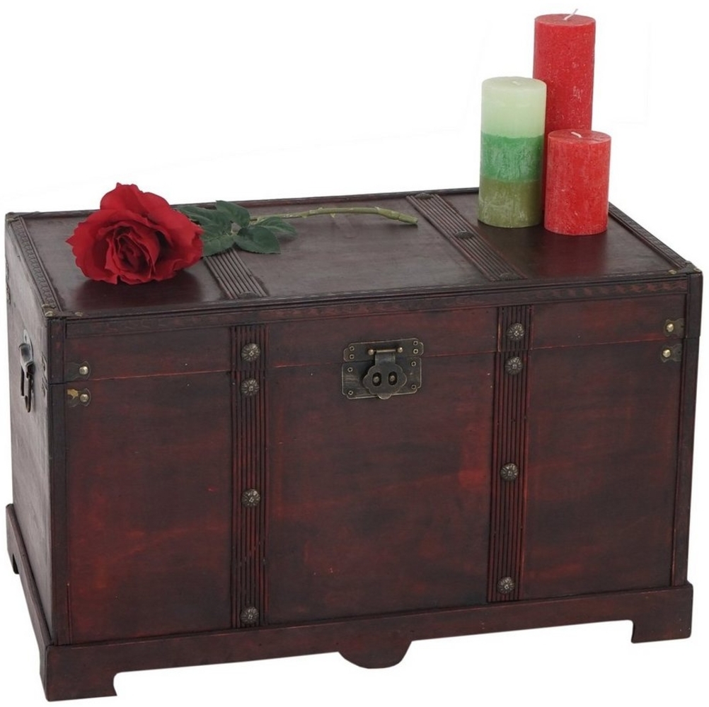 MCW Truhe Antibes-XL, Seitliche Tragegriffe, Stabil, Erhältlich in rund oder eckig Bild 1