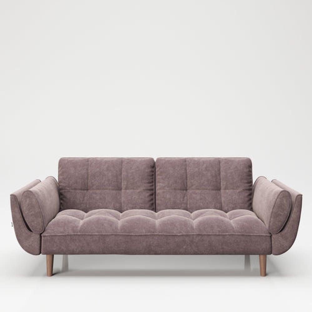 PLAYBOY HOME "SCARLETT" Sofa mit Fußablage Samt Bild 1