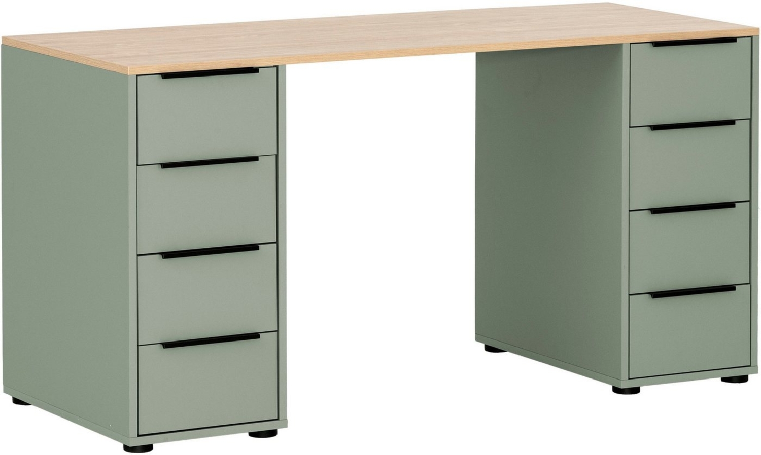 Schildmeyer Schreibtisch Elma 701966 Pistazie/Eiche hell Dekor, 140 x 55,5 x 73,1 cm Bild 1