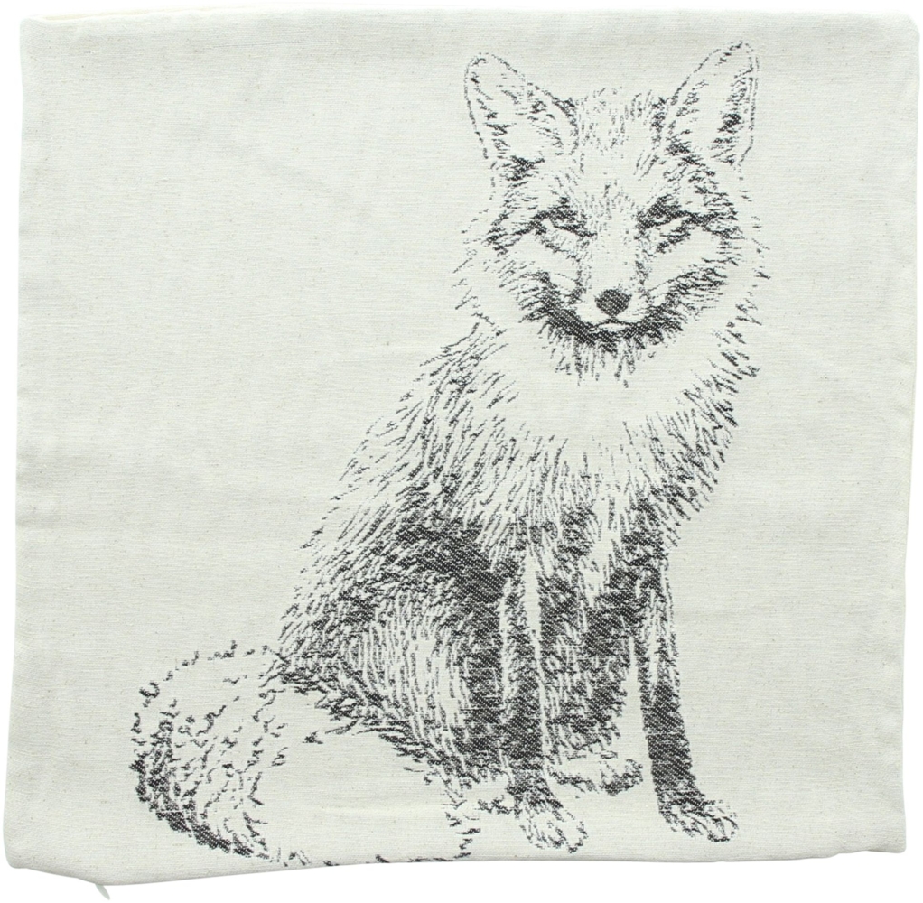 Kissenhülle "Fuchs" Kissenbezug Dekokissen Kissen Hülle Motiv Deko Bild 1