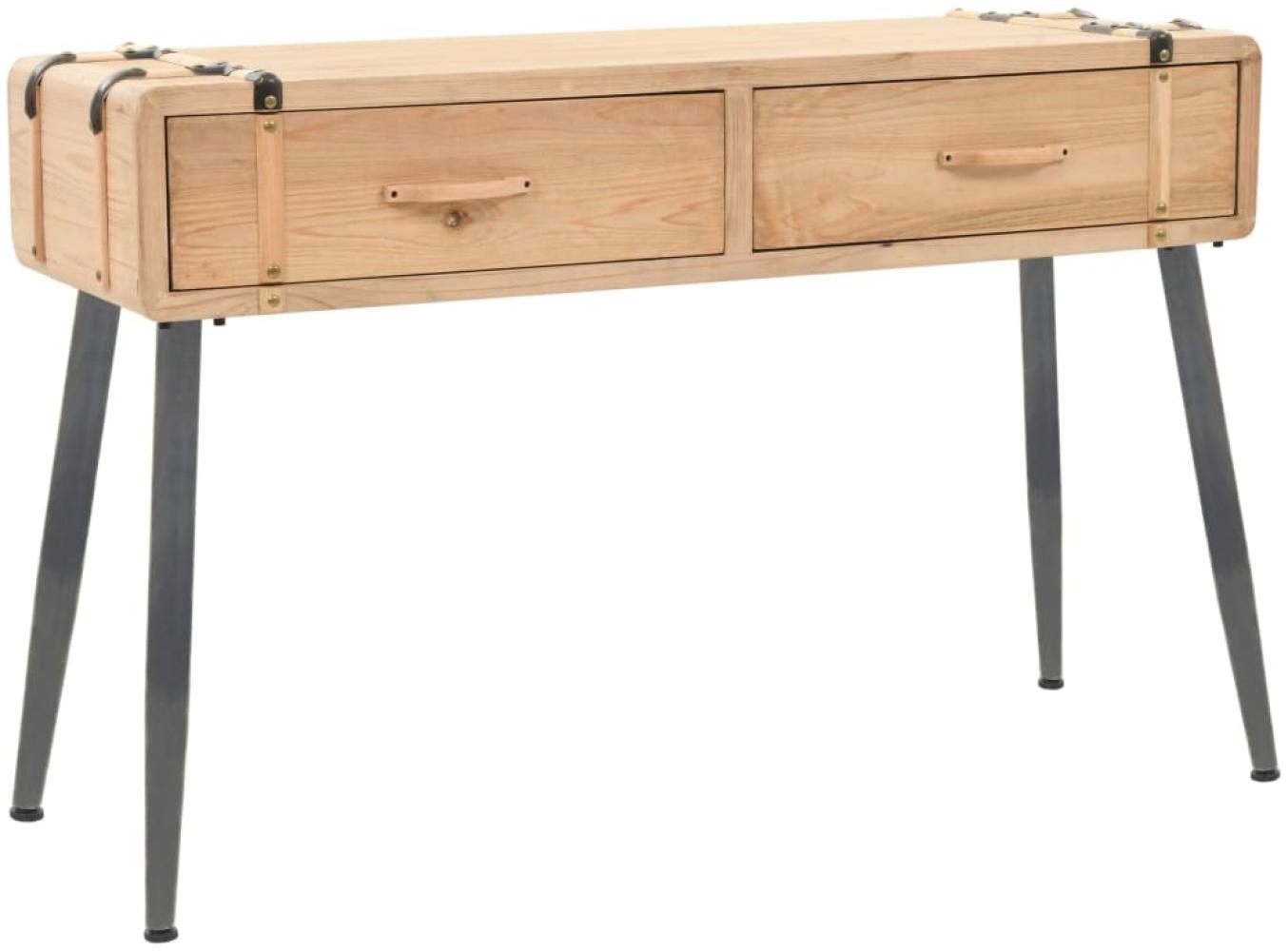 vidaXL Konsolentisch Massivholz Tanne 115x40,5x76 cm 245772 Bild 1