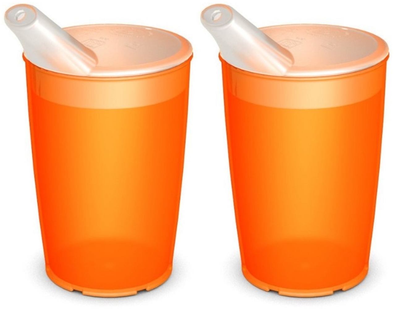 Ornamin Schnabelbecher Pflegebecher mit Schnabelaufsatz/Trinkaufsatz, Kunststoff, Trinkhilfe l BPA-frei l bruchstabil l Made in Germany Bild 1