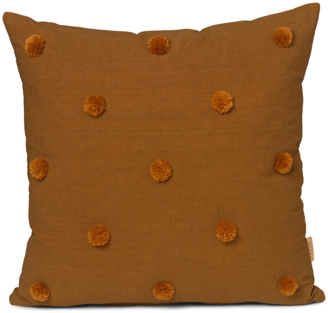 Ferm Living Dot Tufted Kissen Sugar Kelp Mustard O Bild 1