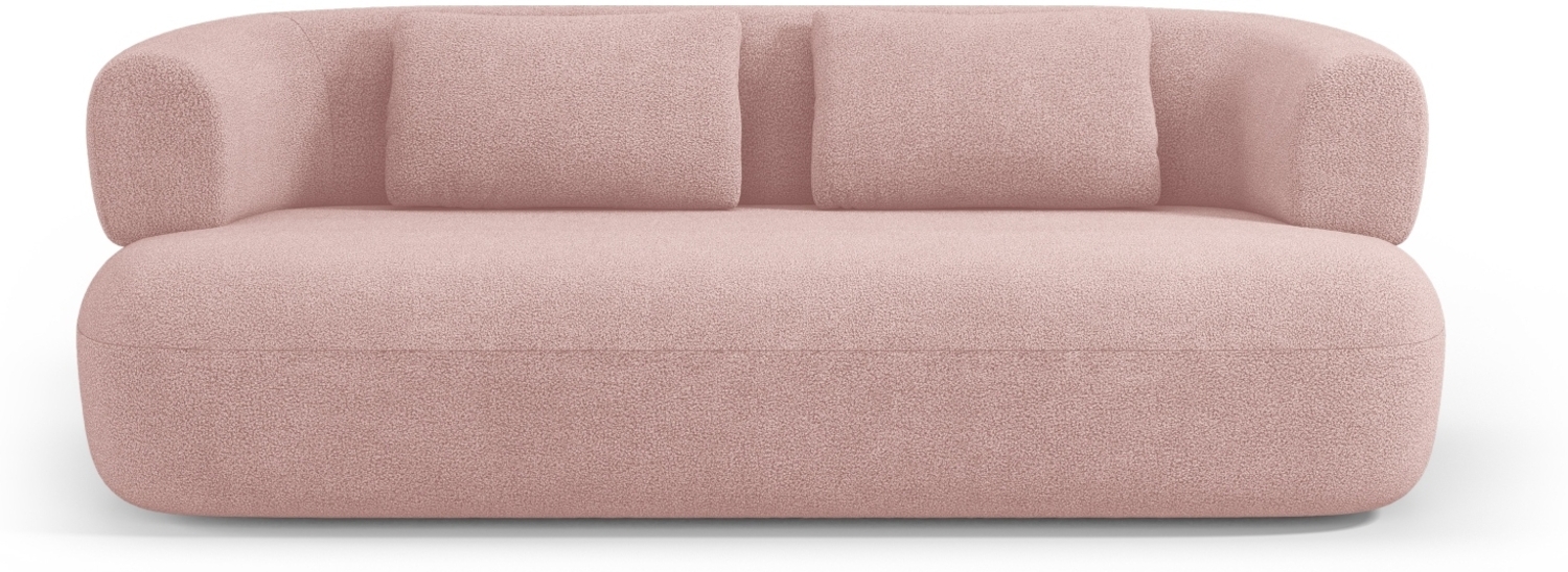 Micadoni Sofa Jenny 3-Sitzer Boucle Puderrosa Bild 1