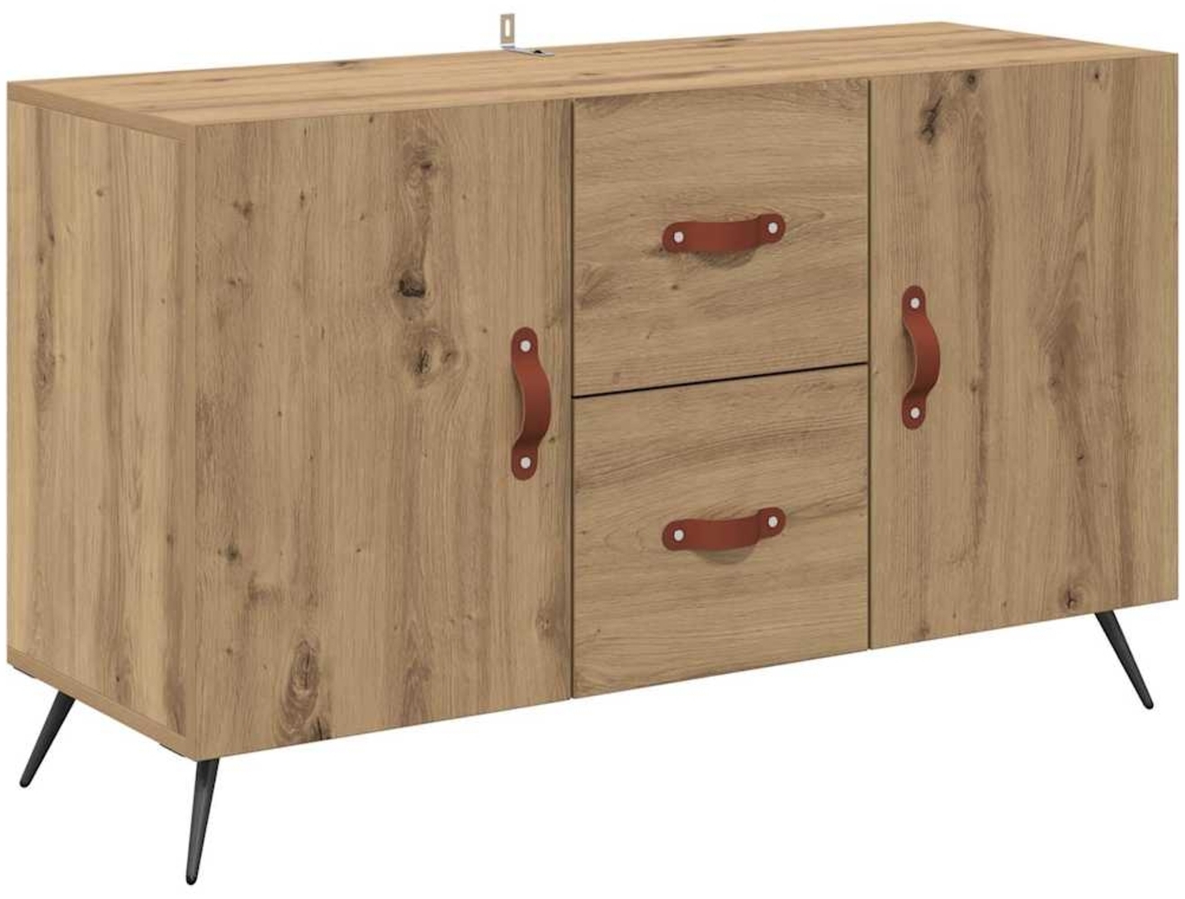 vidaXL Sideboard Artisan-Eiche 100 x 36 x 60 cm Holzwerkstoff 882452 Bild 1