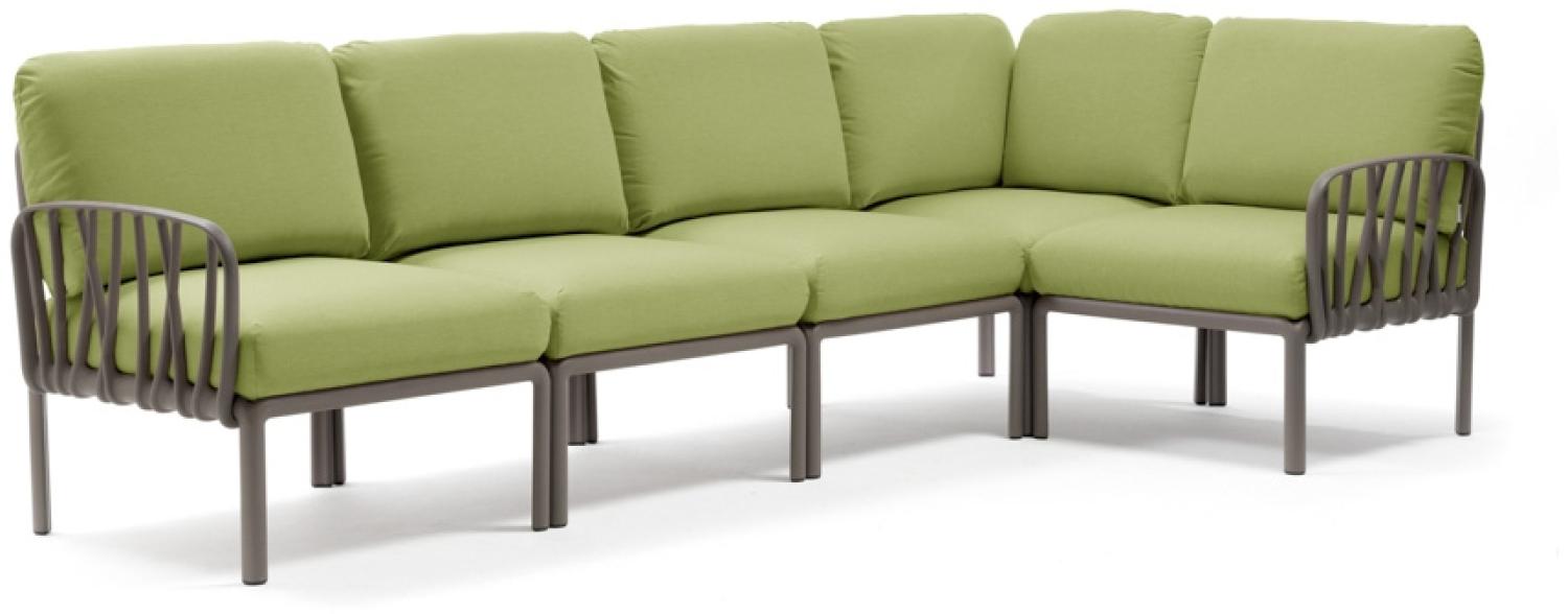 Komodo 5 Loungesofa Kunststoff (Tortora / avocado Sunbrella® *) Bild 1