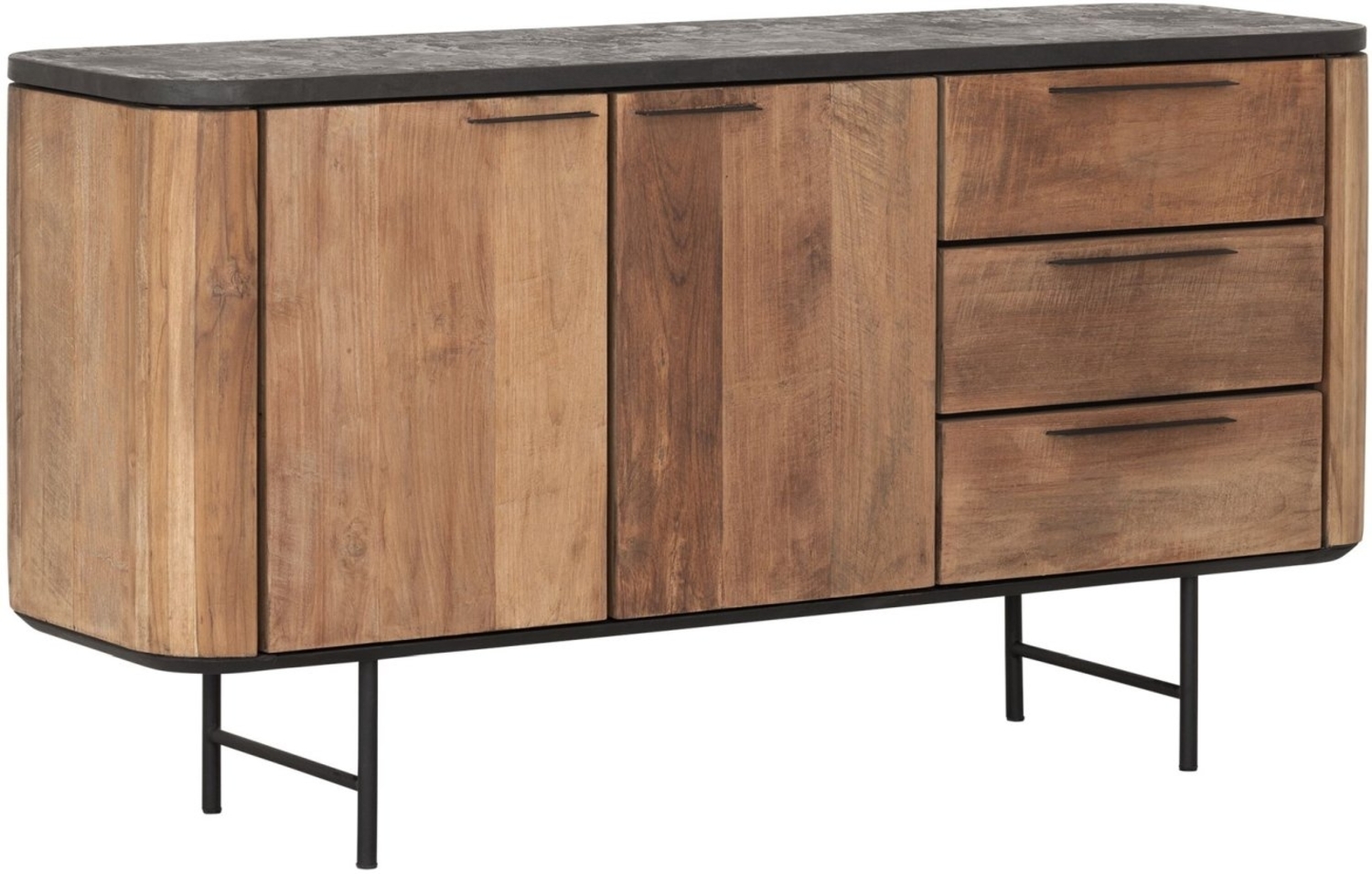 Sideboard Soho aus recyceltem Teakholz, 160 cm Bild 1