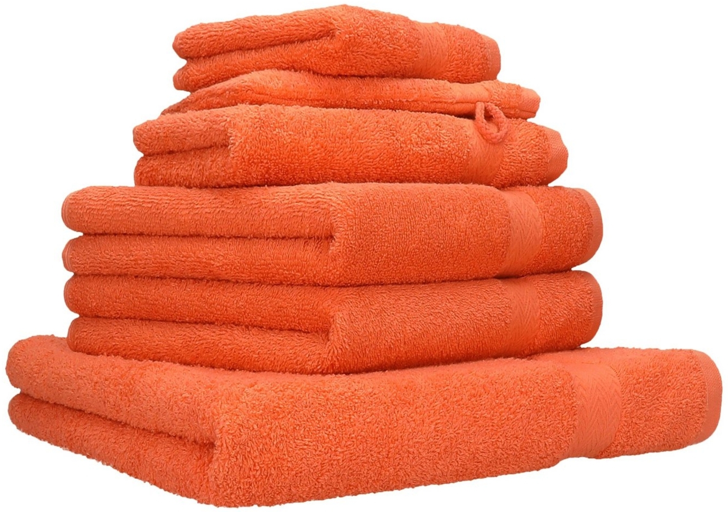 Betz Handtuch Set 6-TLG. Handtuch-Set Premium, 100% Baumwolle (6-St), Farbe Blutorange Bild 1