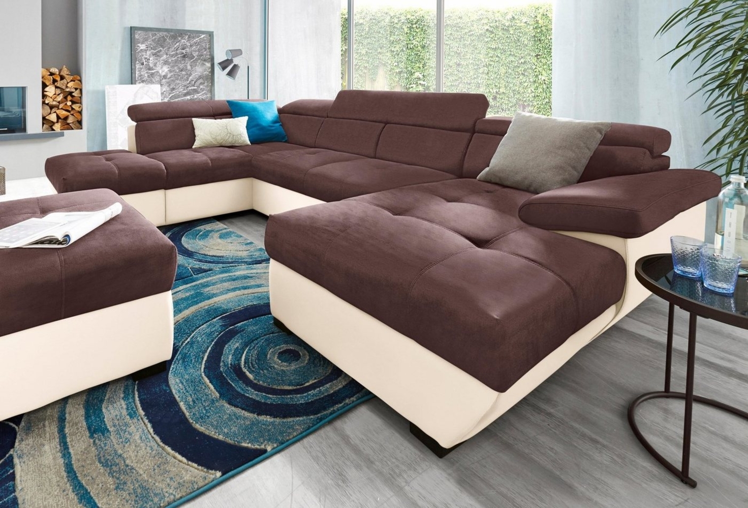 COTTA Wohnlandschaft Speedway U-Form, wahlweise mit Bettfunktion und Bettkasten Bild 1