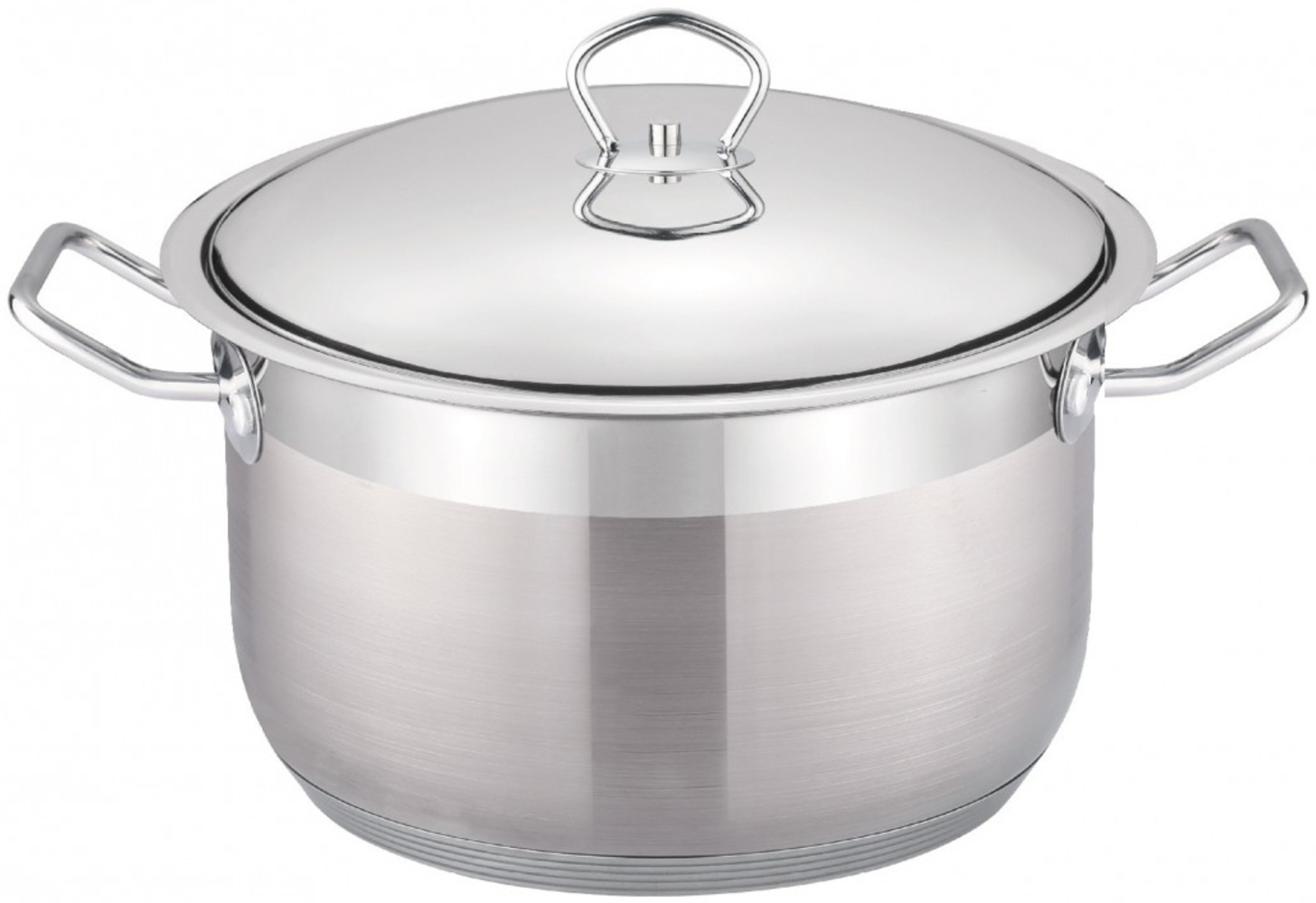 XXL Kochtopf Topf Ø36 Edelstahl mit Deckel 19L Induktion Cheffinger SS36-SH Bild 1