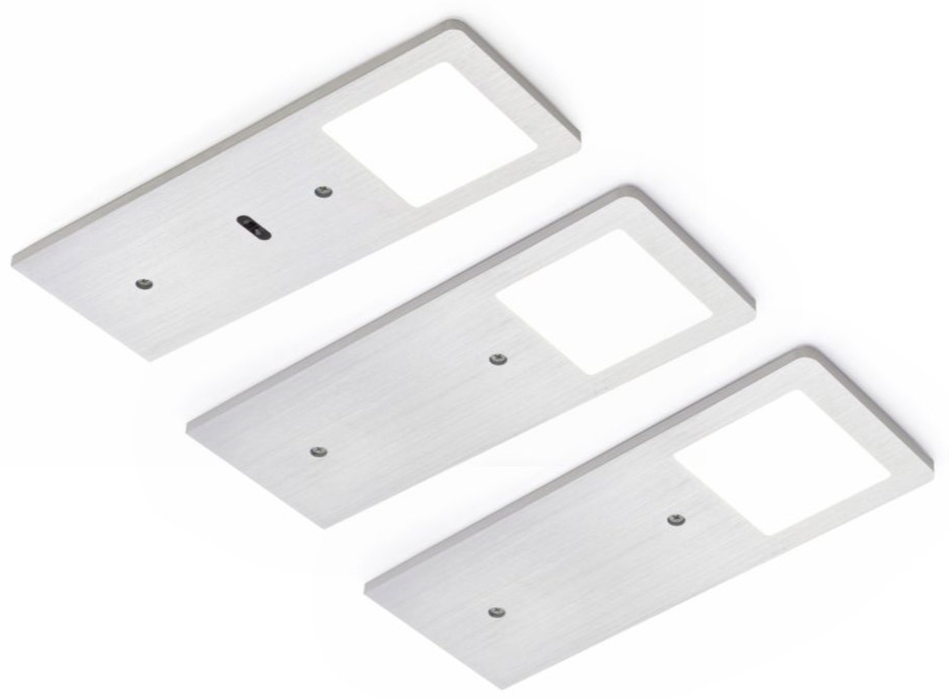 AstraLED SE Set-3 Unterbodenleuchten im Aluminiumgehäuse 3000 K warmweiß / Nischenleuchten / Lumica Bild 1