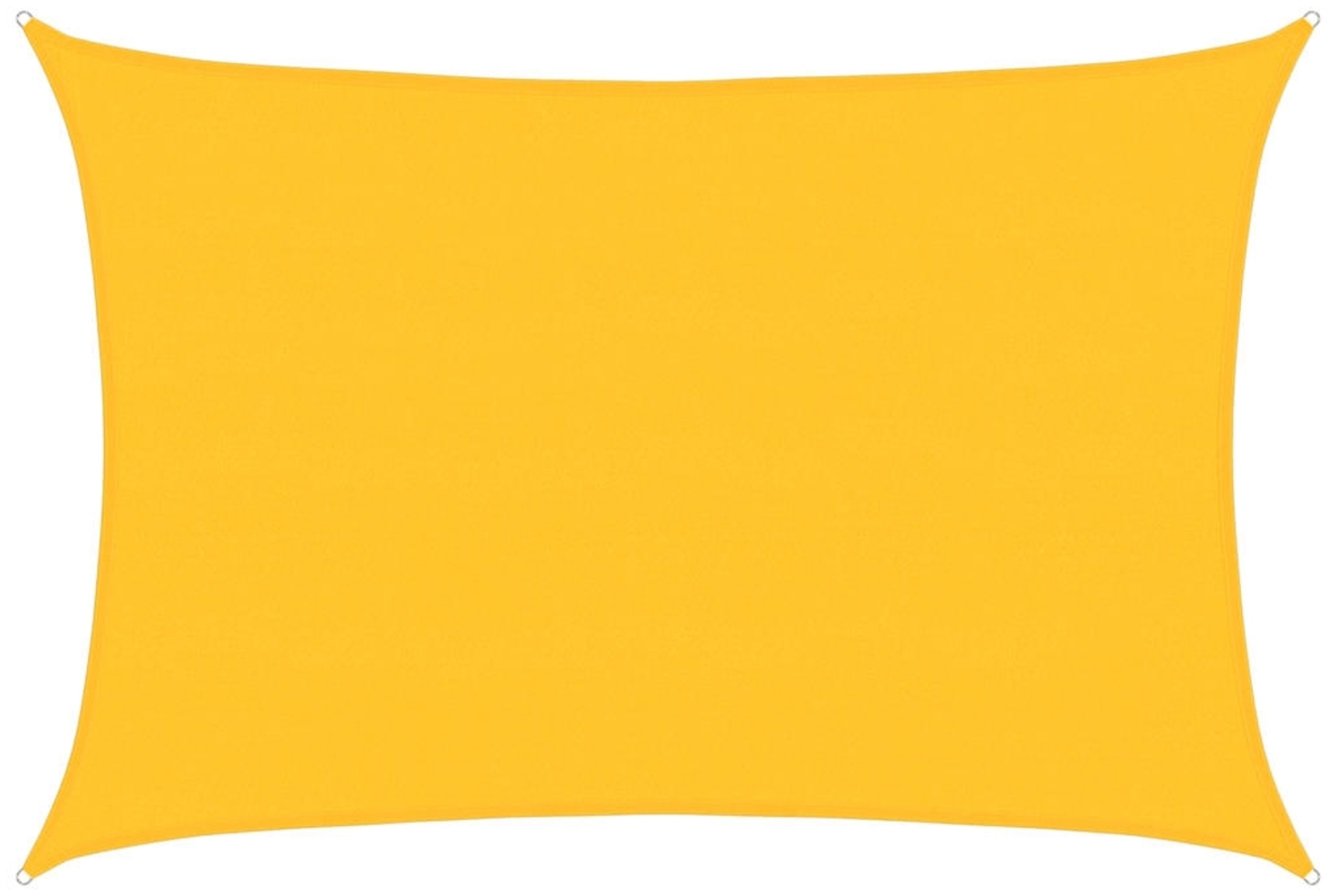 vidaXL Sonnensegel 160 g/m² Rechteckig Gelb 5x6 m HDPE 311576 Bild 1
