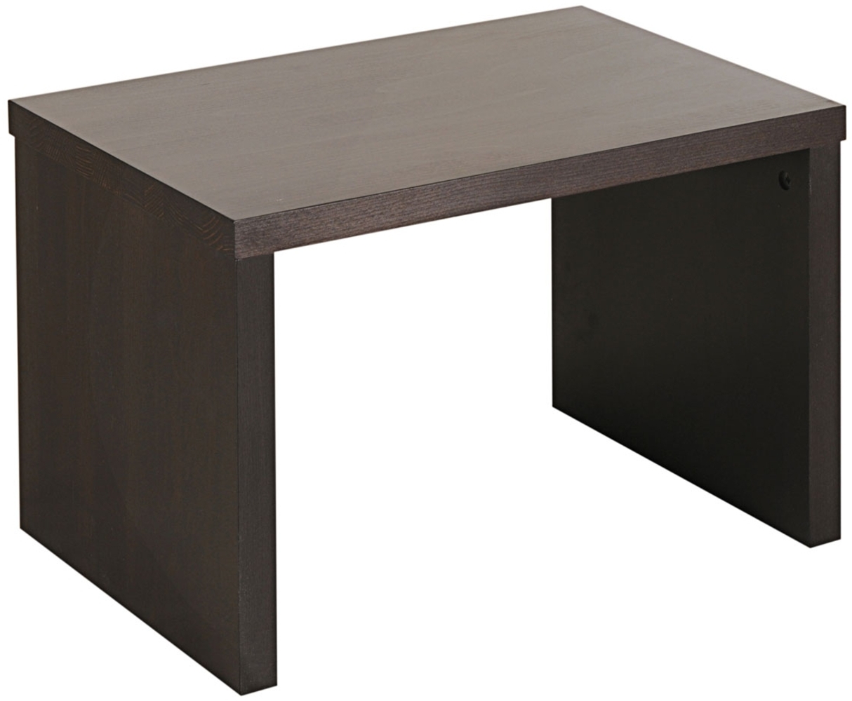 Nachtkonsole 50 x 36 cm Massivholz Buche parkett wenge BEN 52575781 Bild 1