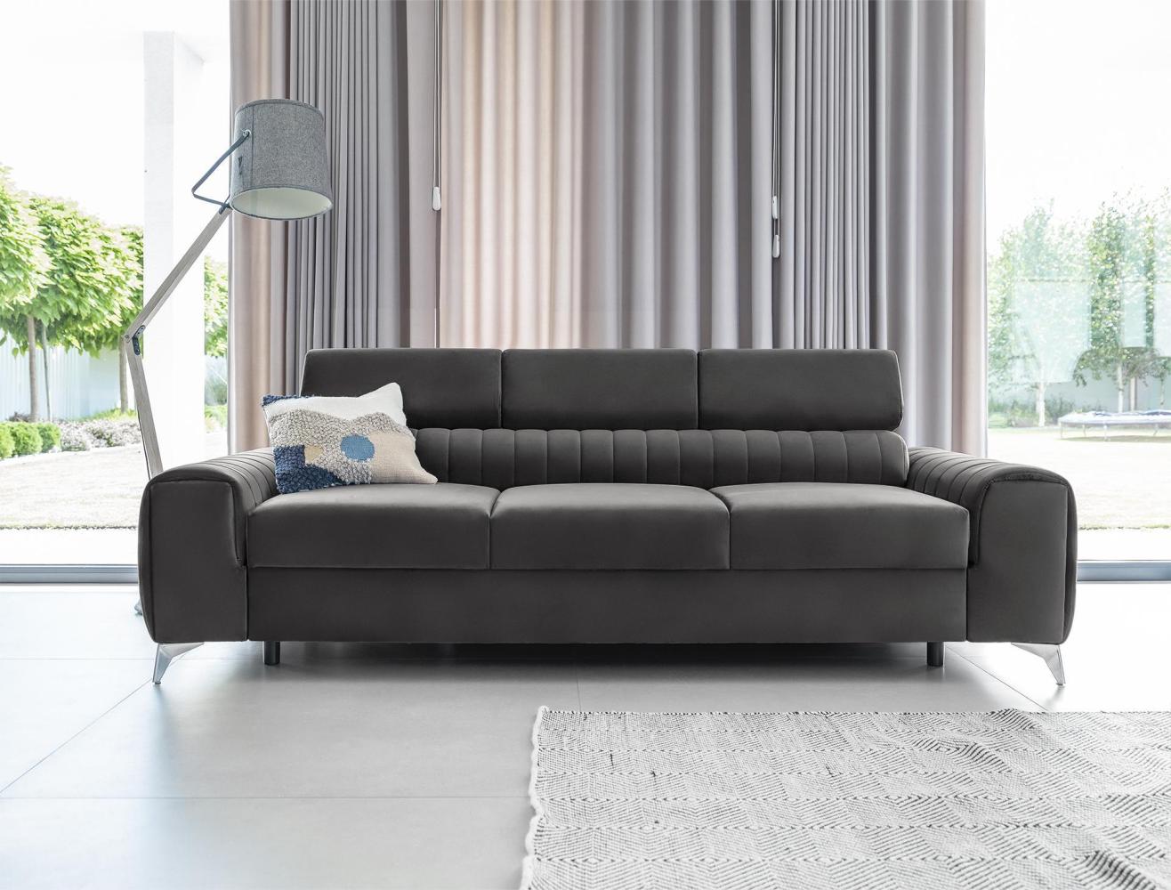 Wohnideebilder Laurence Dunkelgrau Sofas & Couches SO-LAU-05NU Bild 1