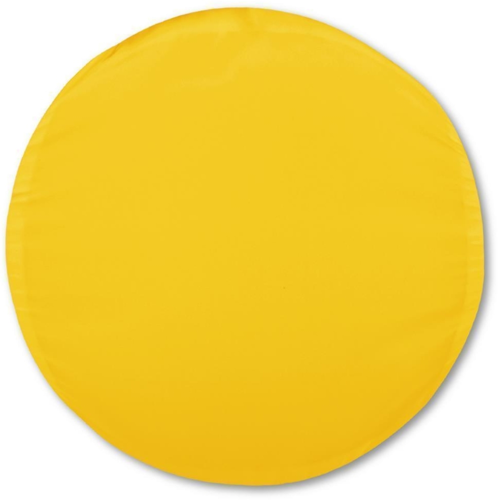 Kissenhülle Dekokissen Kissenbezug Microfaser - viele Größen und Farben Gelb Ø 50 cm Bild 1