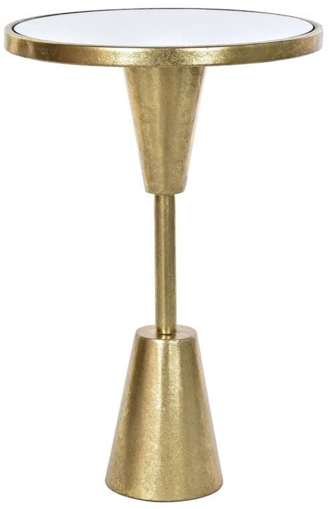 DKD Home Decor Beistelltisch Gold Metall Spiegel 40,5 x 40,5 x 60 cm Bild 1