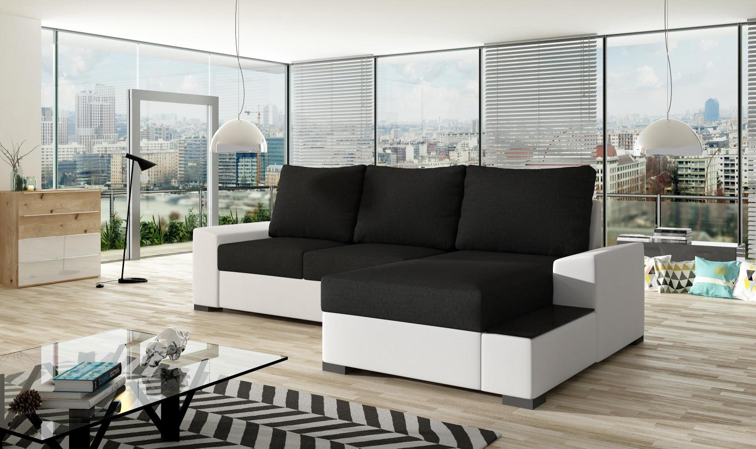 Wohnideebilder Negro Schwarz Ecksofas & Eckcouches Ng24 Bild 1