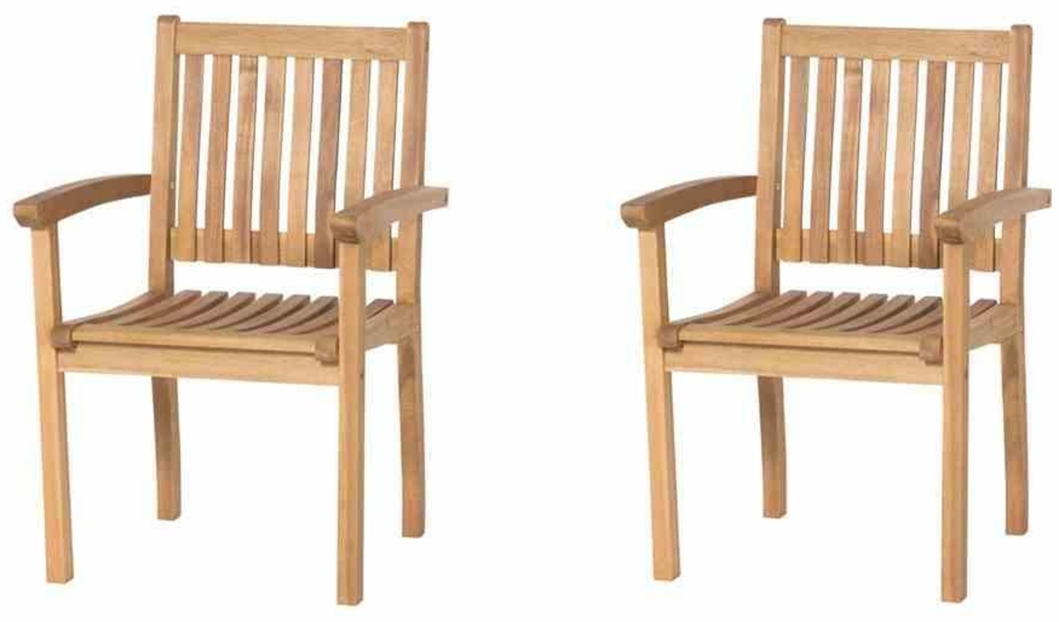 SIENA GARDEN Paleros SET 2 x Sessel Akazie FSC 100 %, geölt Bild 1