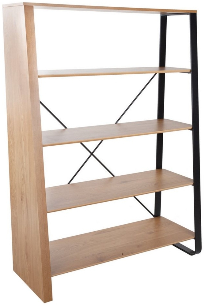 riess-ambiente Standregal STUDIO 154cm natur / schwarz, Industrial Design Bild 1