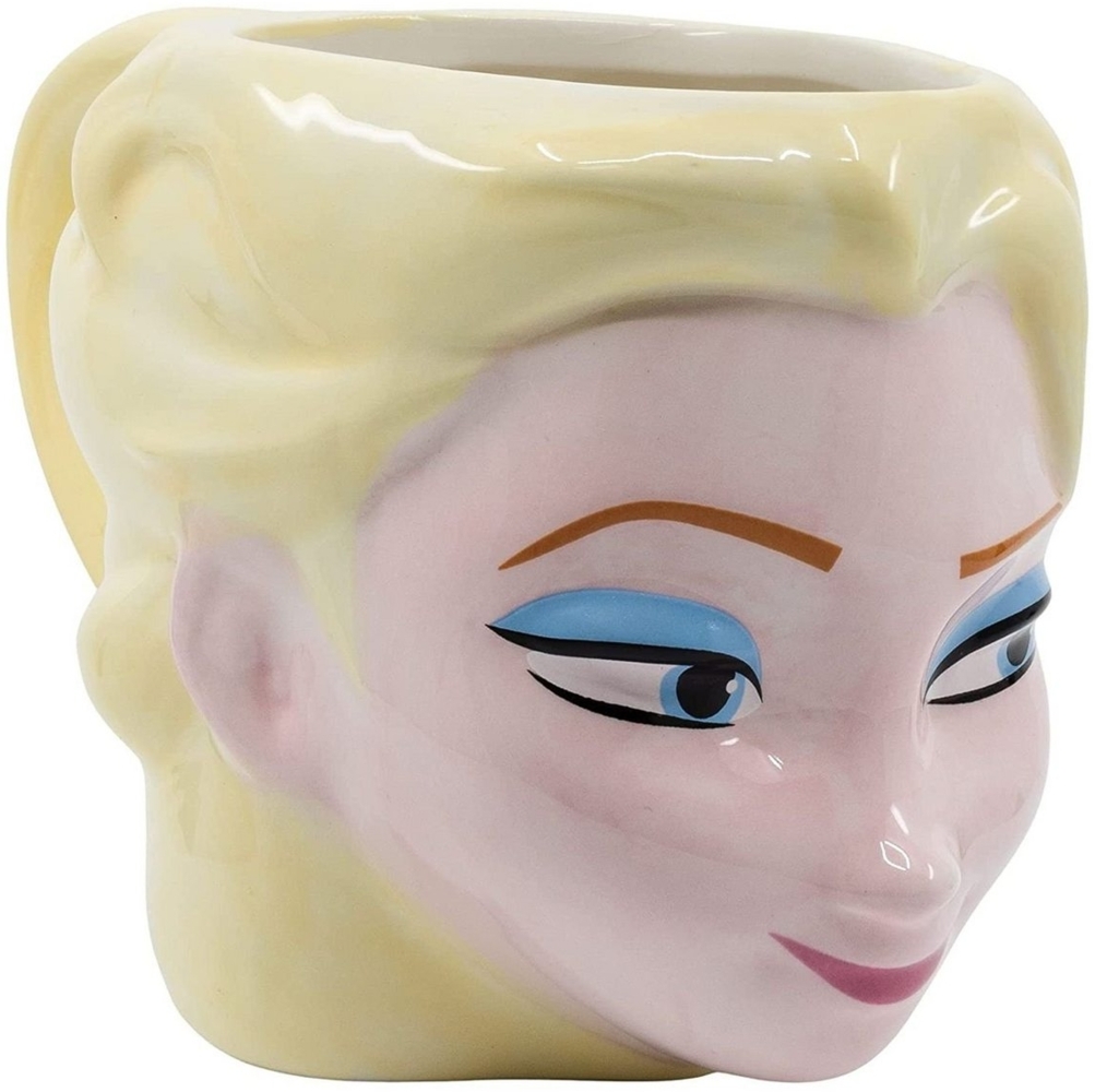 Tasse 3D Kopf Elsa aus Die Eiskönigin im Blister 325ml Kaffeetasse Sammeltasse Bild 1