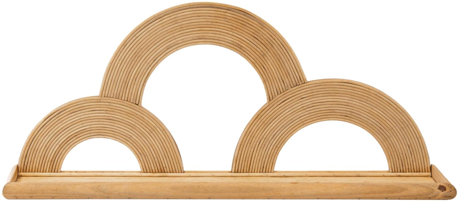 KidsDepot Mara Rattan Wandregal Holz natur Bild 1