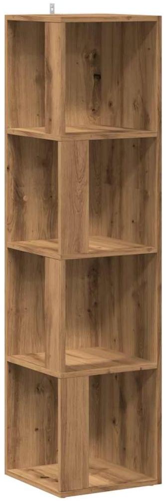 vidaXL Eckregal Artisan-Eiche 33x33x132 cm Holzwerkstoff 856723 Bild 1