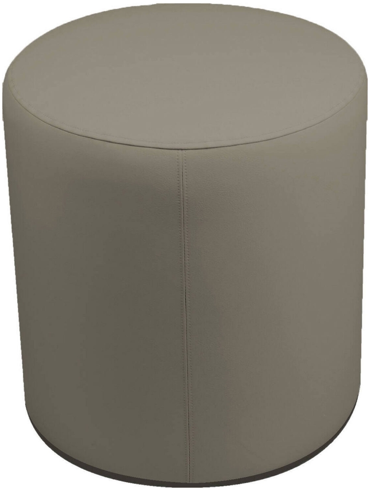 Dmora Pouf Lisboa, Mehrzwecksessel, Sitzsack, Hockerhocker, Made in Italy, 40x40 h42 cm, Taube Bild 1