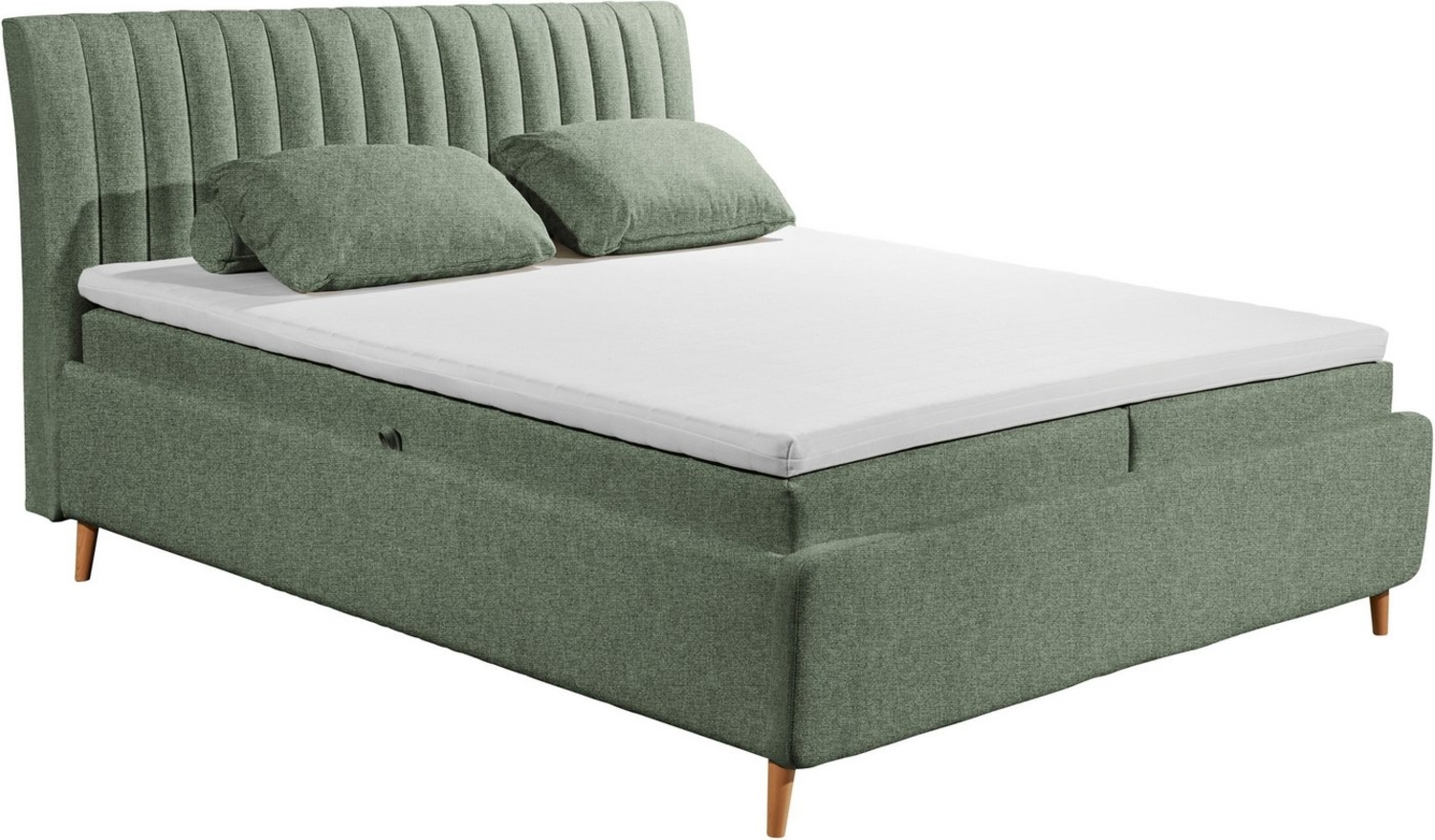 ED EXCITING DESIGN Boxbett Akron, mit Bettkasten, erhältlich in verschiedenen Breiten & Farben Bild 1