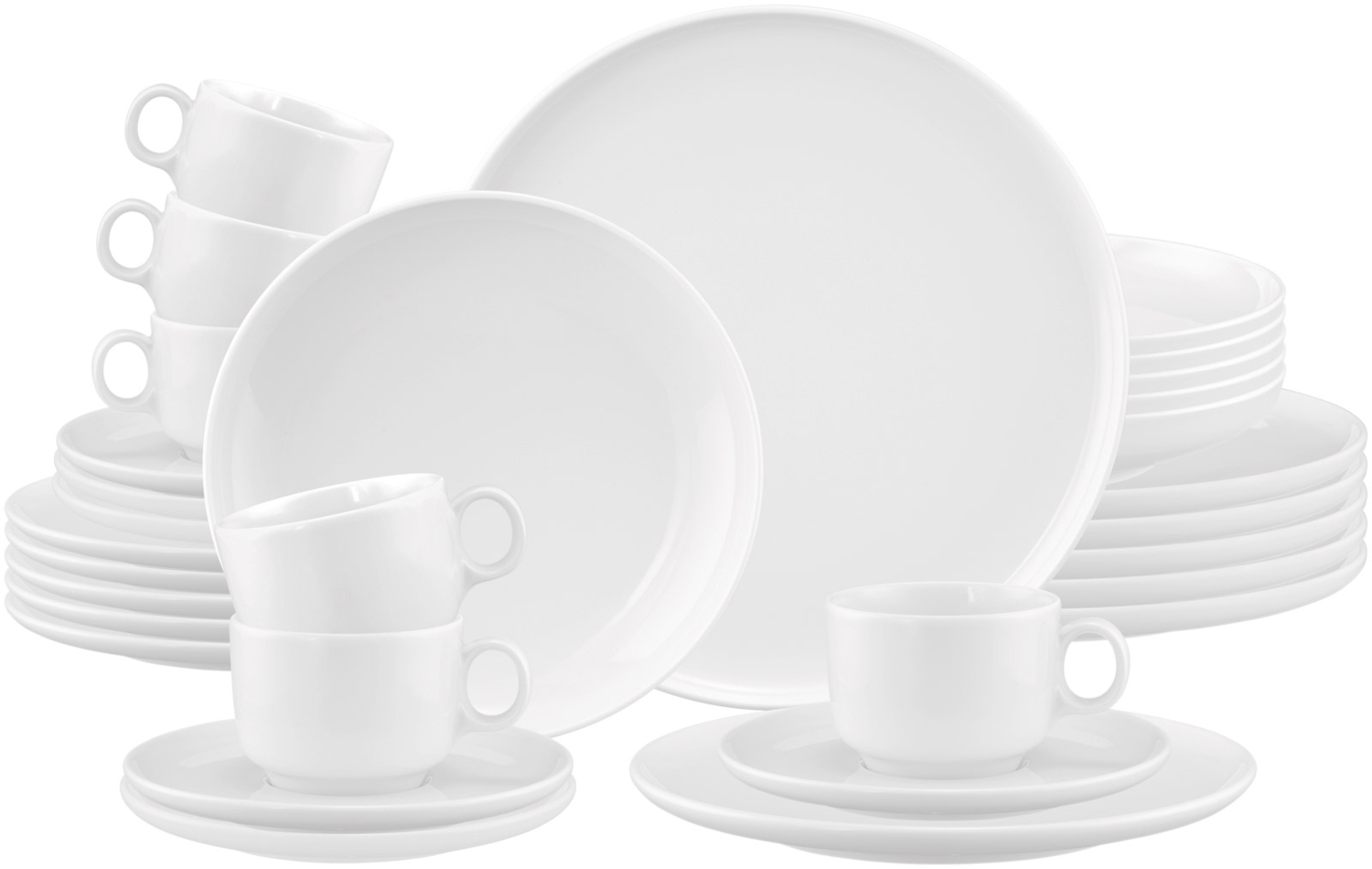 Seltmann Weiden Sento Home Kombiservice 30-teilig Weiß Bild 1