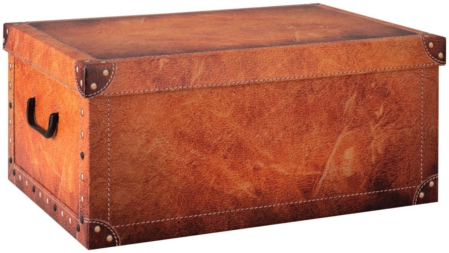 Home4You Aufbewahrungsbox Aufbewahrungsbox, Braun, B 37 cm (1 St) Bild 1