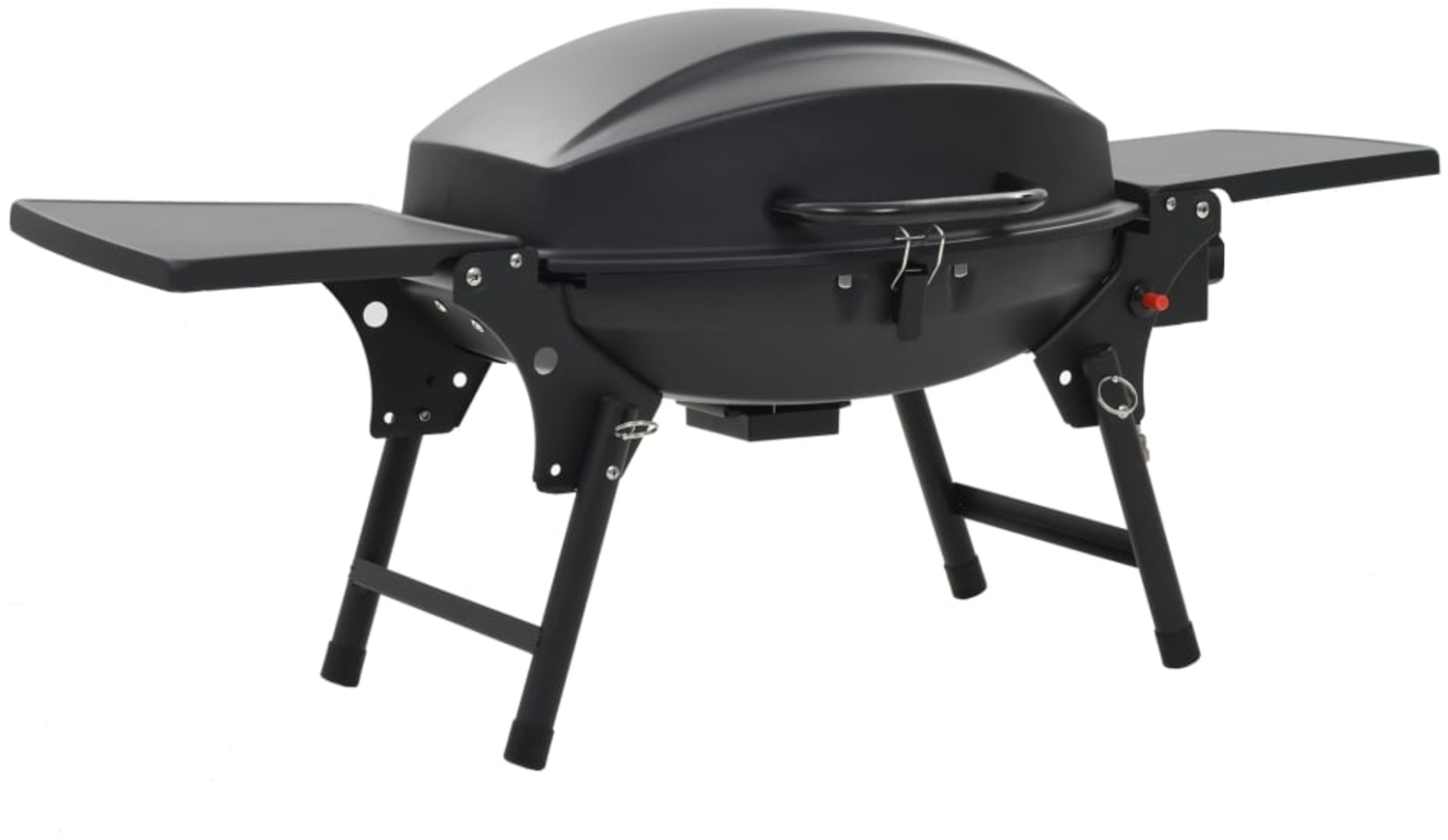 vidaXL Tragbarer Gasgrill mit Kochzone Schwarz 44275 Bild 1