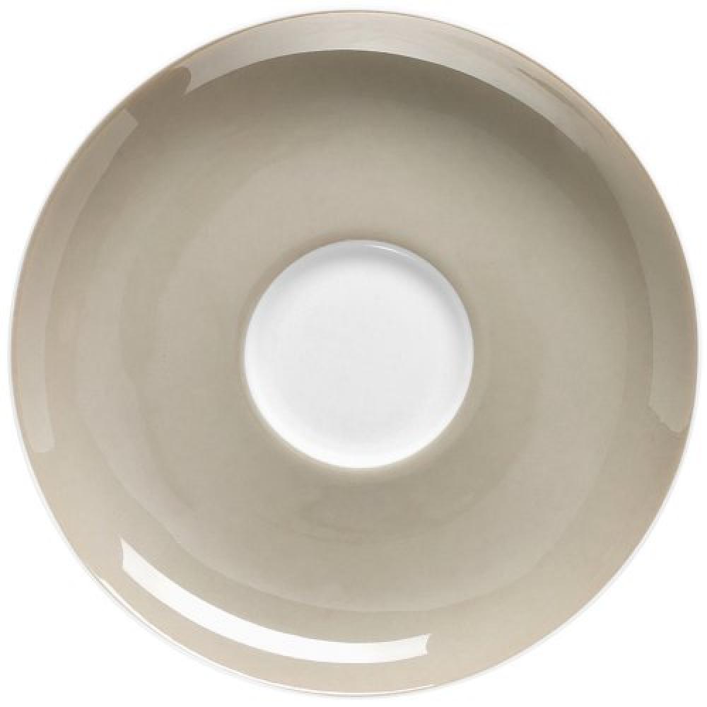 Thomas Sunny Day Untertasse für Espressotasse 80ml, Porzellan, Greige / Grau Beige, Spülmaschinenfest, 12 cm, 14721 Bild 1