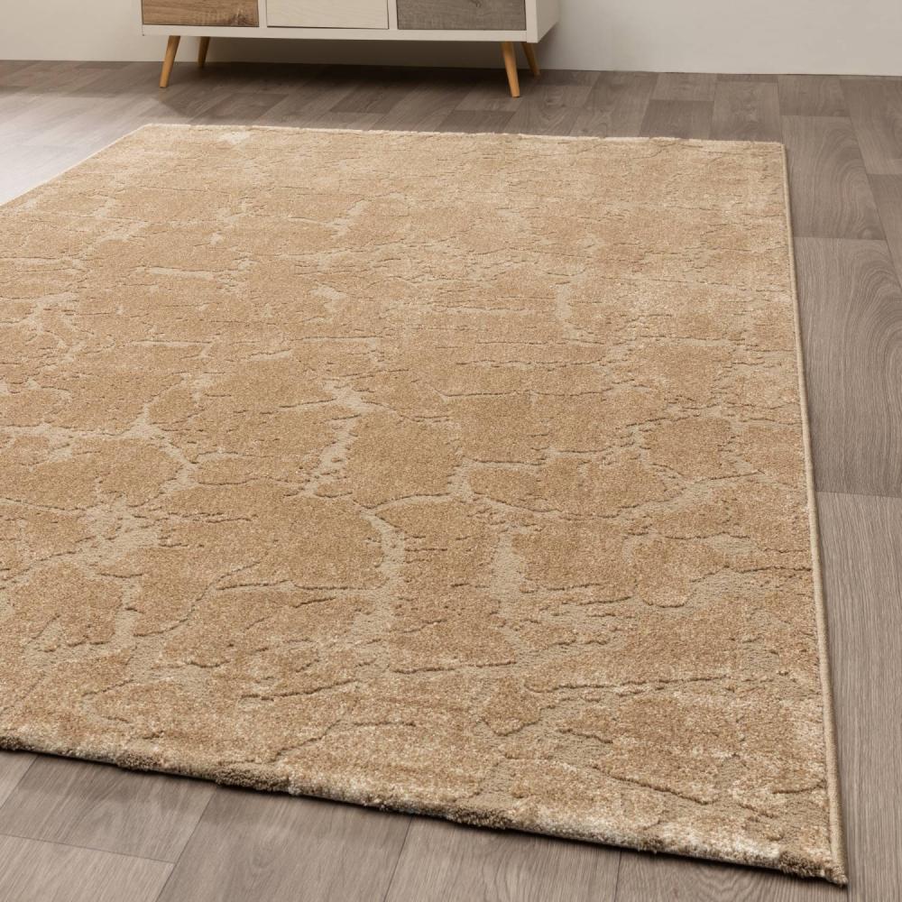 Kurzflor Teppich Rom, Farbe: Senf, Größe: 120x170 cm Bild 1