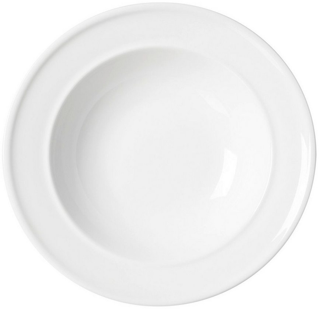 Ritzenhoff & Breker Suppenteller Simple, Suppen Teller, Speiseteller, Porzellan, Weiß, Ø 22 cm, 420814 Bild 1