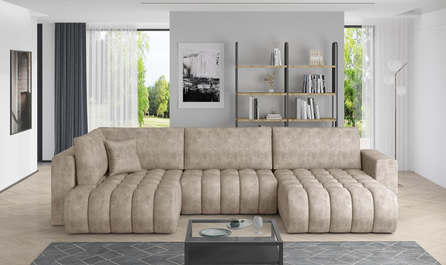 Wohnideebilder Bonito Beige Ecksofas & Eckcouches CO-BON-RT-18LE Bild 1