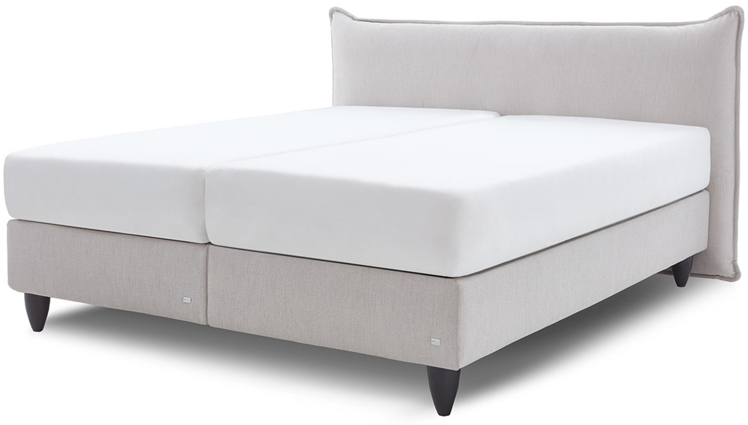 Sonata Boxspringbett braun Uni-Stoff 216cm x 205cm x 118cm Bild 1