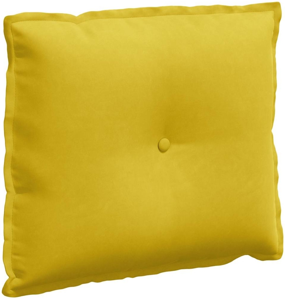 vidaXL Rückenkissen Gelb 60 x 50 cm Cordstoff 42014682 Bild 1