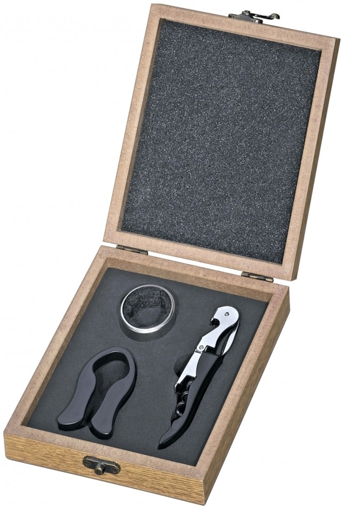 Wein Sommelier Set 3-tlg. Weinöffner Korkenzieher Zubehör cilio PIEMONTE 350142 Bild 1