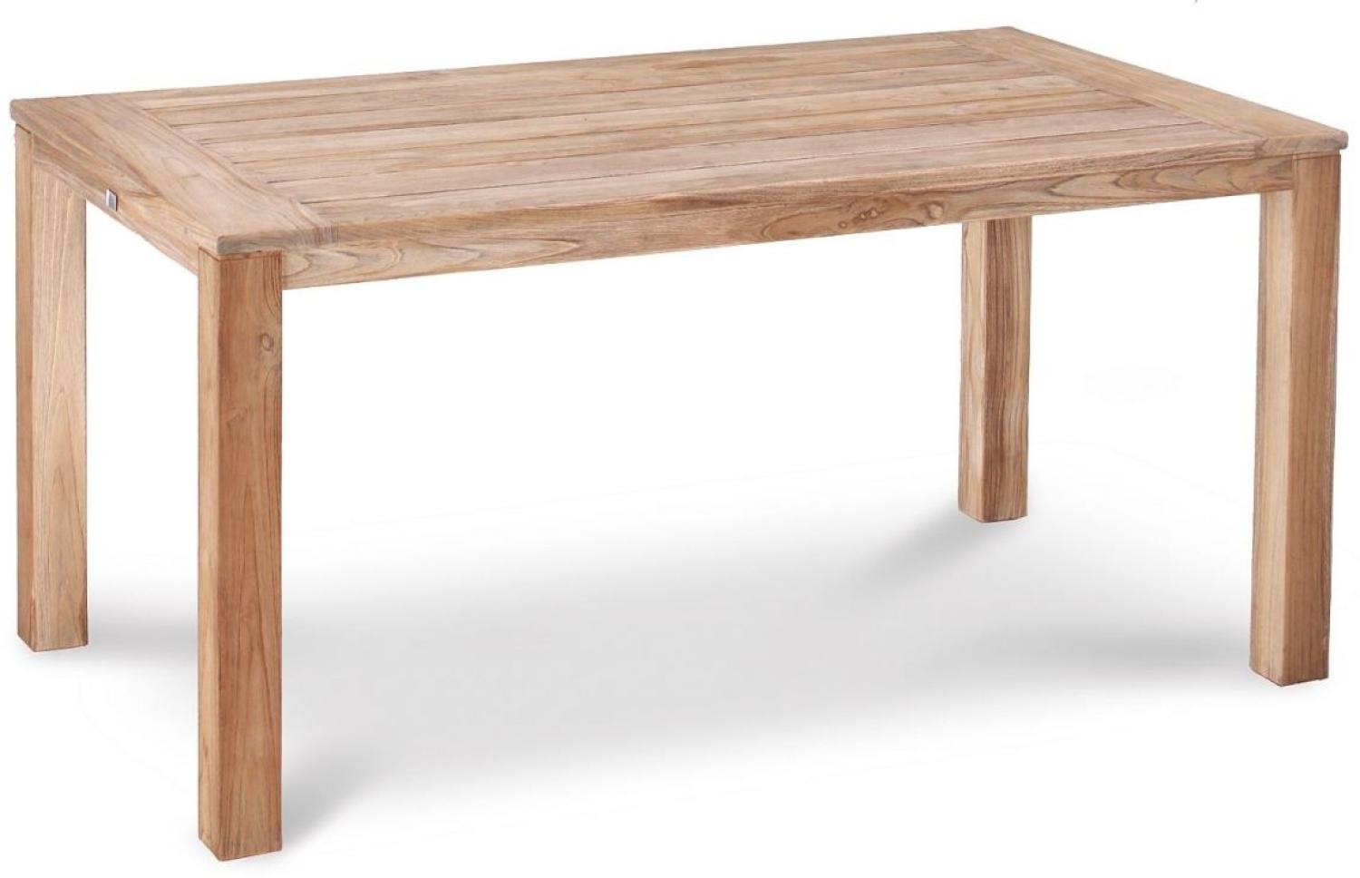 Teak-Tisch Moretti grey-wash 160 x 90 x 75 cm Bild 1