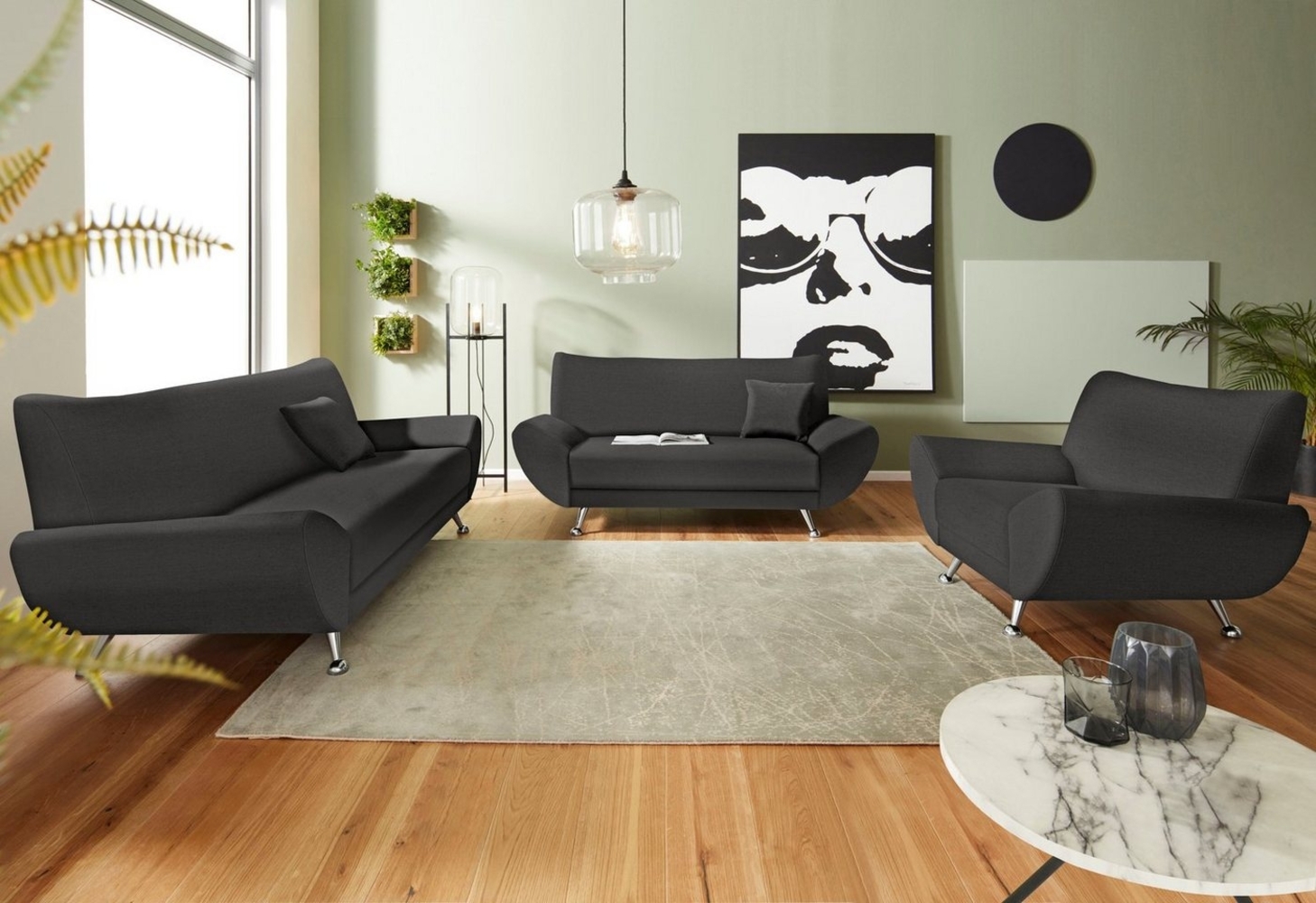 INOSIGN Polstergarnitur Saltare elegant und komfortabel, OTTOs Choice, 3-2-1, (3-tlg) Bild 1