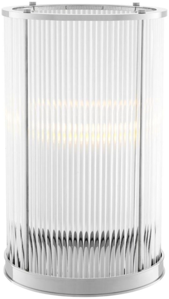 Casa Padrino Luxus Kerzenleuchter Silber 20 x H. 32 cm - Hotel Restaurant Accessoires Bild 1