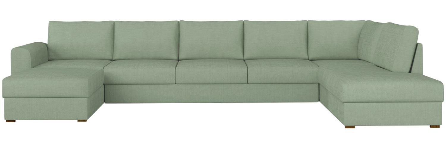 Ecksofa Wilma Large Premium, 2 Bettkasten und Schlaffunktion (Uttario Velvet 2954, Seite: Rechts) Bild 1