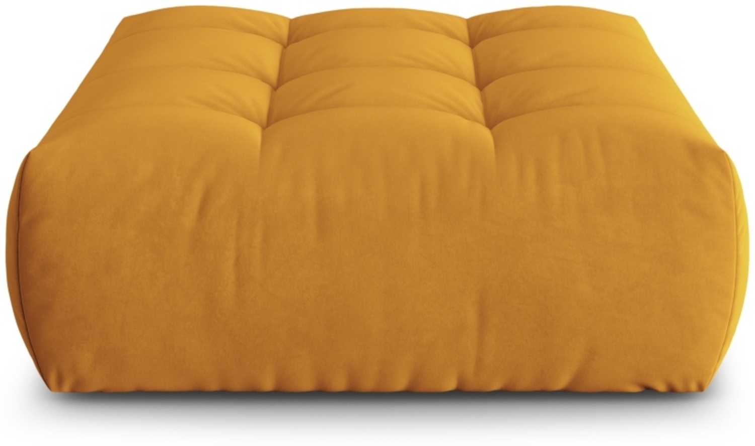 Micadoni Hocker Bloom 1-Sitzer Samt Gelb Bild 1