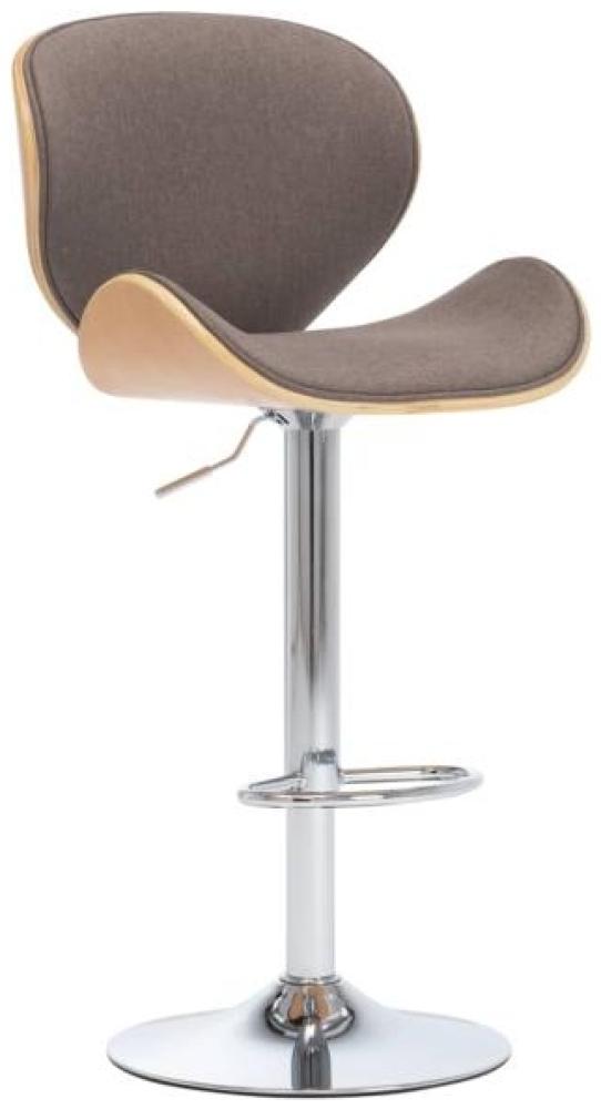 vidaXL Barhocker Taupe Stoff [287414] Bild 1