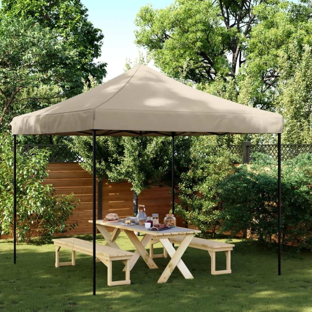 vidaXL Partyzelt Faltbar Pop-Up Taupe 292x292x315 cm 4004916 Bild 1