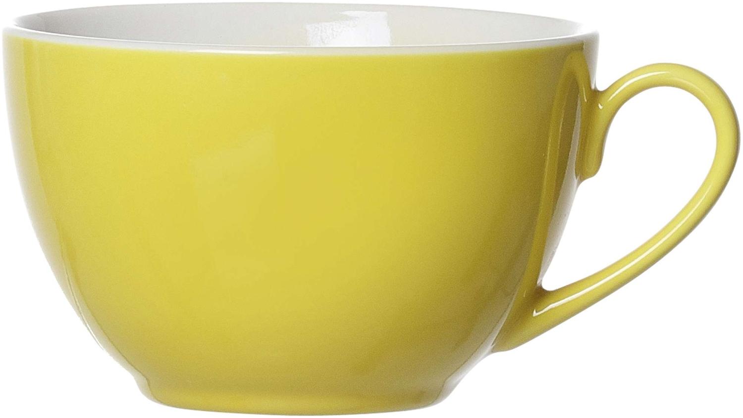 Ritzenhoff & Breker Doppio Obere, Obertasse, Ober Tasse, Geschirr, Porzellan, Sonnengelb, 200 ml, 565096 Bild 1