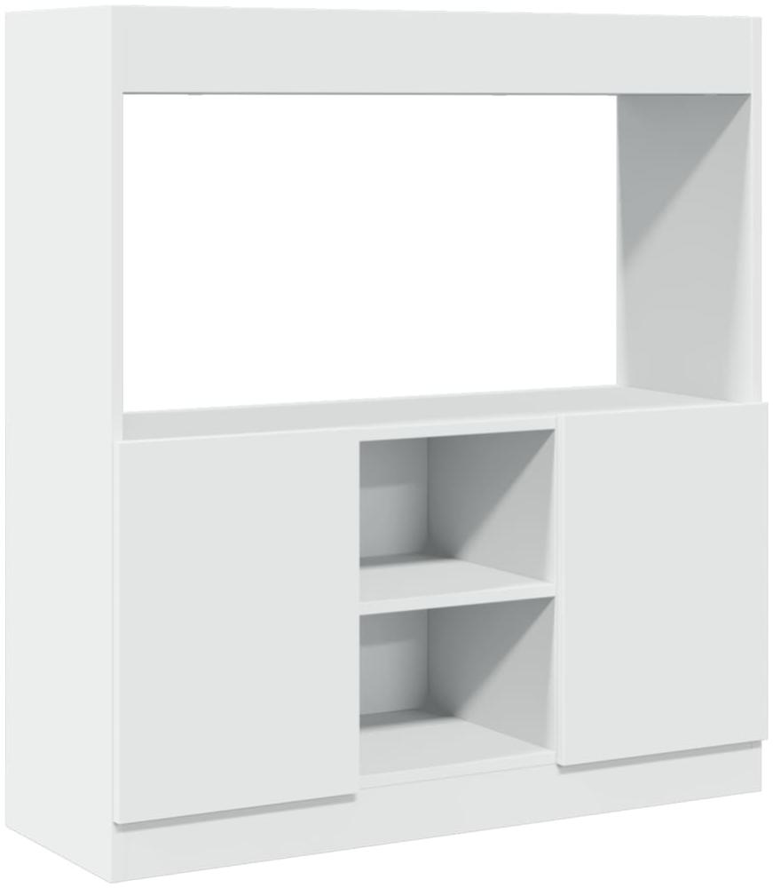 vidaXL Highboard Weiß 92x33x100 cm Holzwerkstoff 855124 Bild 1